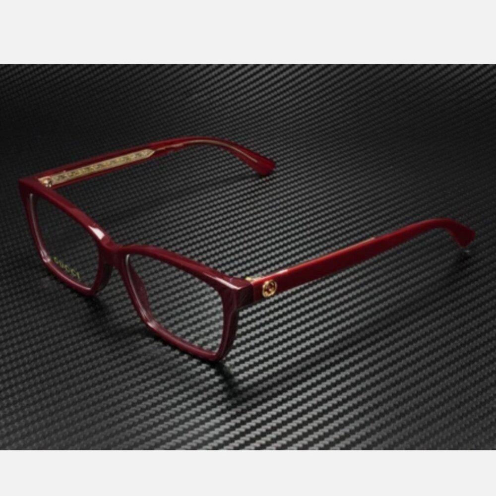 Gucci 52mm Women's Burgundy New Eyeglasses